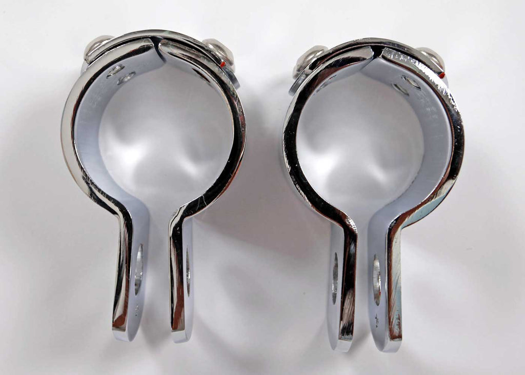 Quake LED Bar Clamp 1 1/8 Inch Chrome Bar Clamp Universal - QBU258