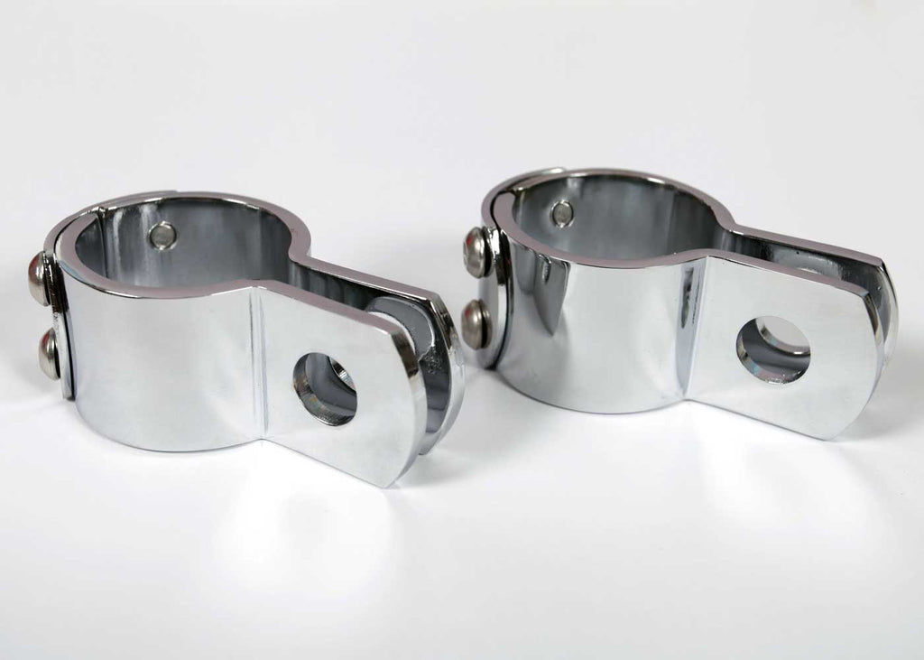 Quake LED Bar Clamp 1 1/2 Inch Chrome Bar Clamp Universal - QBU259