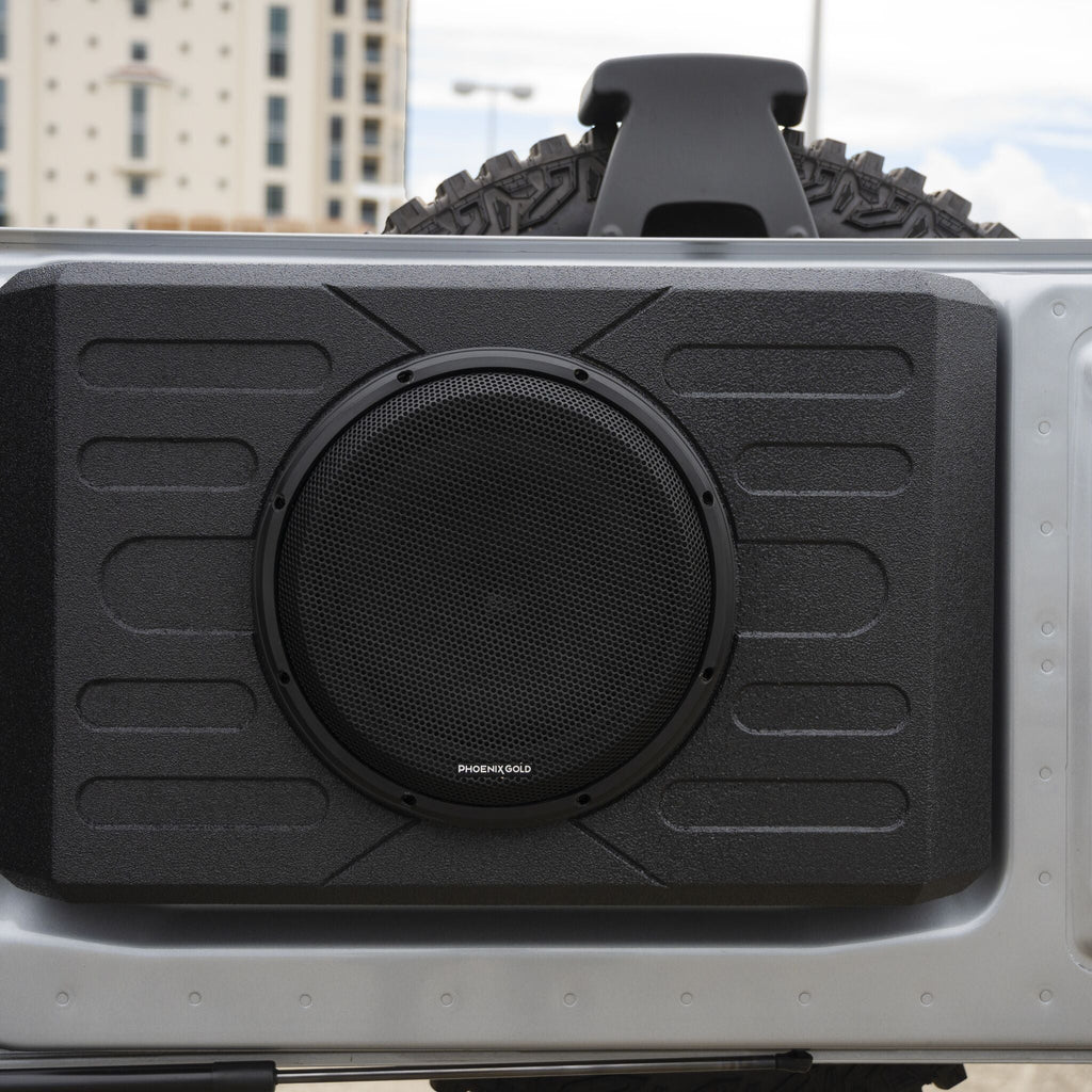 Stinger Off-Road Audio 12" Swing Gate-Mounted 800 Watt Loaded Subwoofer Enclosure for 2021+ Ford Bronco - Full Sized