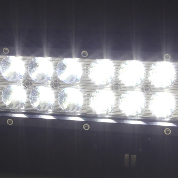 Quake LED Light Bar 44 Inch LED Light Bar Dual Row 288 Watt Combo Defcon Series - QUD004