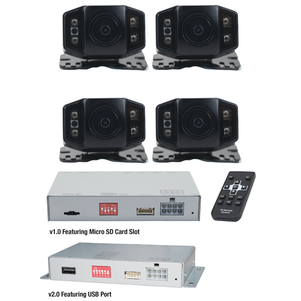 Stinger Off-Road Safety Universal Off-Road Underbody Four-Camera Kit with Built-in DVR