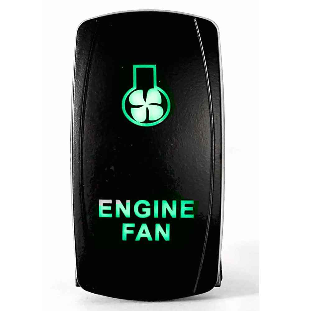 Quake LED Rocker Type Switch Give the vehicles switches some style with Quake LEDs Two-Way Rocker Switches - QRS319