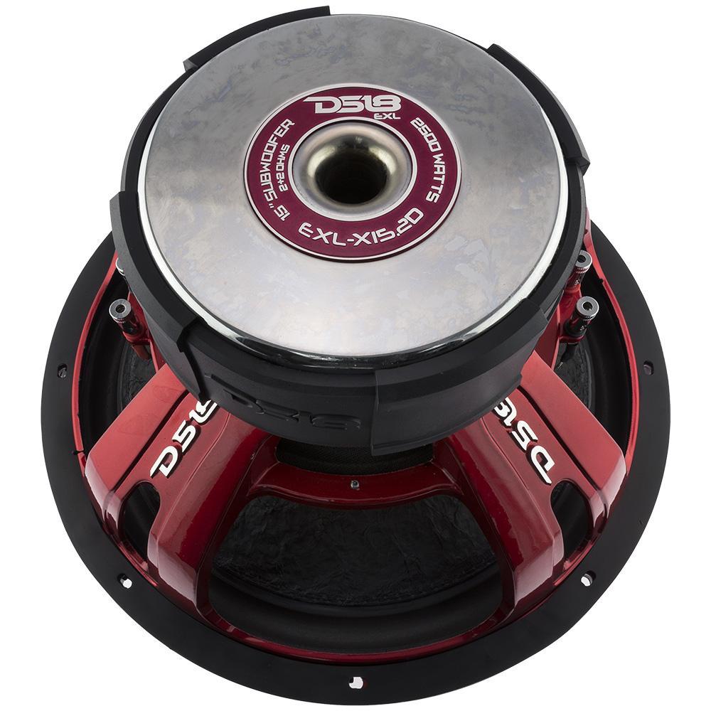 DS18 Subwoofer EXL-X 15 Inch Subwoofer 2500 Watts Dvc 2-Ohms DS18 - EXL-X15.2D