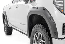 Load image into Gallery viewer, Rough Country Fender Flares Traditional Pocket Fender Flares Flat Black GMC Sierra 1500 2WD/4WD (19-23) Rough Country - F-C11950A