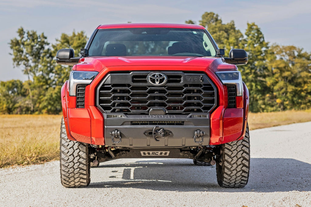 Rough Country Fender Flares Traditional Pocket Fender Flares Flat Black Toyota Tundra 2WD/4WD (22-23) Rough Country - F-T11413