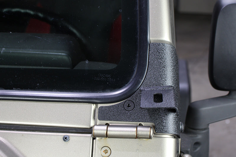 Fishbone Offroad Mounting Brackets(Lighting) Jeep TJ Windshield Light Bracket 97-06 Wrangler TJ Fishbone Offroad - FB21031