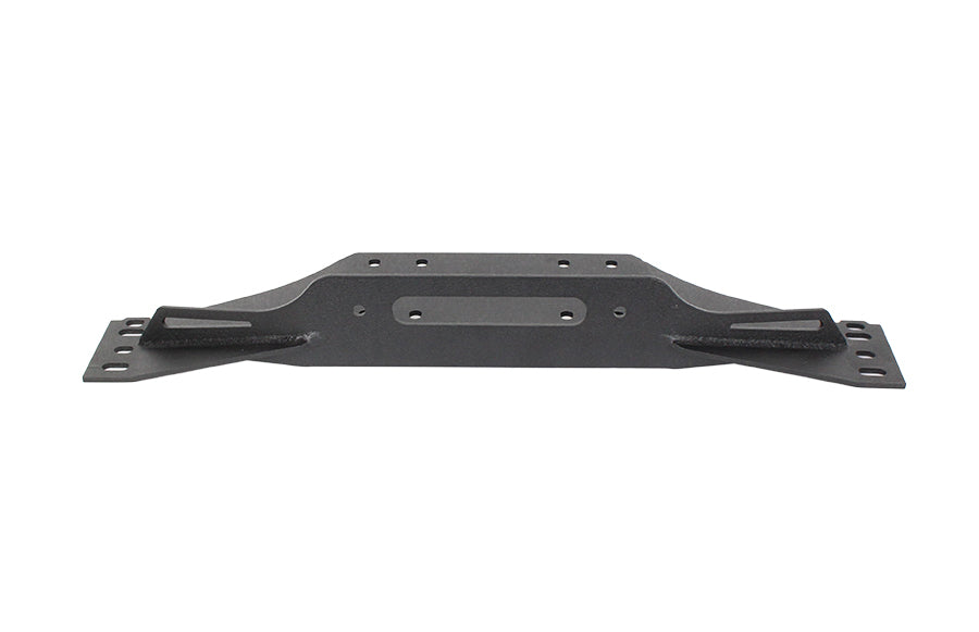 Fishbone Offroad Winch Cover Plate Jeep TJ Winch Plate Steel 97-06 Wrangler TJ Black Textured Powdercoat Piranha Series Fishbone Offroad - FB21052