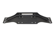 Load image into Gallery viewer, Fishbone Offroad Winch Cover Plate Jeep TJ Winch Plate Steel 97-06 Wrangler TJ Black Textured Powdercoat Piranha Series Fishbone Offroad - FB21052
