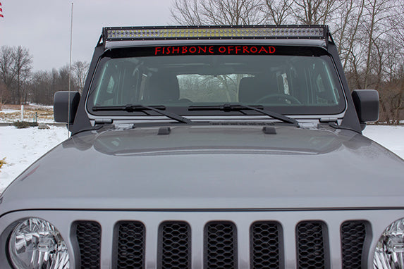 Fishbone Offroad Mounting Brackets(Lighting) Jeep JL Windshield Light Bracket 2018-Present Wrangler JL Fishbone Offroad - FB21058