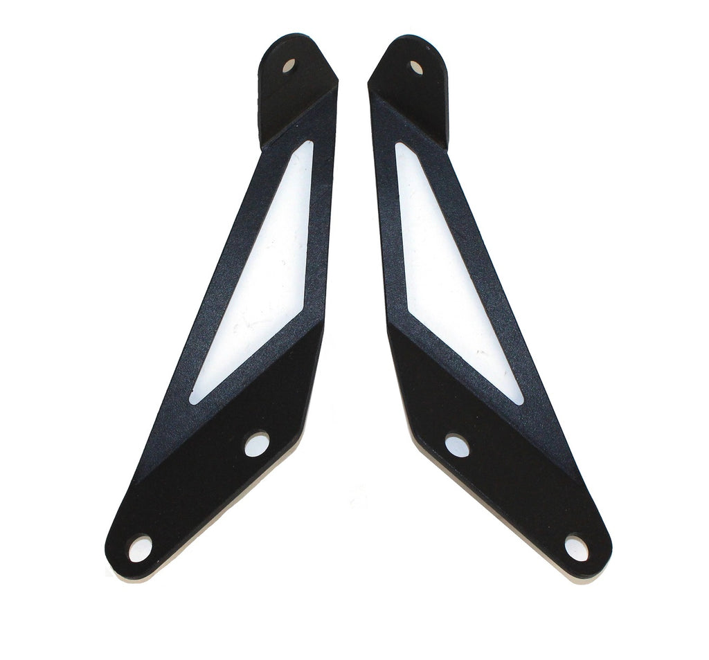 Fishbone Offroad Mounting Brackets(Lighting) Jeep JK Hood Light Mount Brackets 07-18 Wrangler JK Fishbone Offroad - FB21066