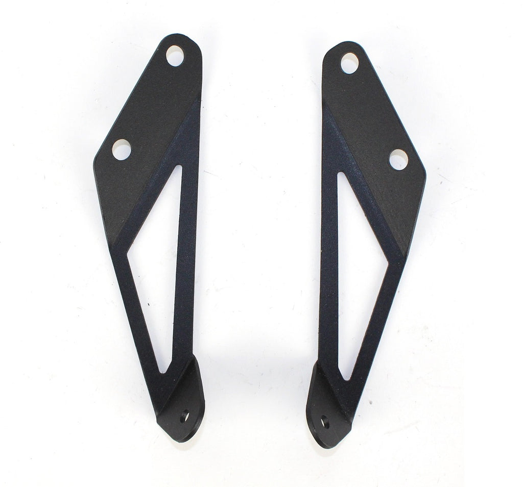 Fishbone Offroad Mounting Brackets(Lighting) Jeep JK Hood Light Mount Brackets 07-18 Wrangler JK Fishbone Offroad - FB21066