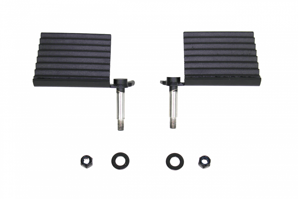 Fishbone Offroad Foot Pegs Jeep Foot Peg Set 76-06 CJ YJ TJ Wrangler Gloss Black Fishbone Offroad - FB21078