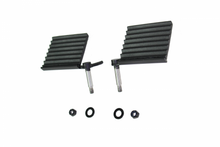 Load image into Gallery viewer, Fishbone Offroad Foot Pegs Jeep Foot Peg Set 76-06 CJ YJ TJ Wrangler Gloss Black Fishbone Offroad - FB21078