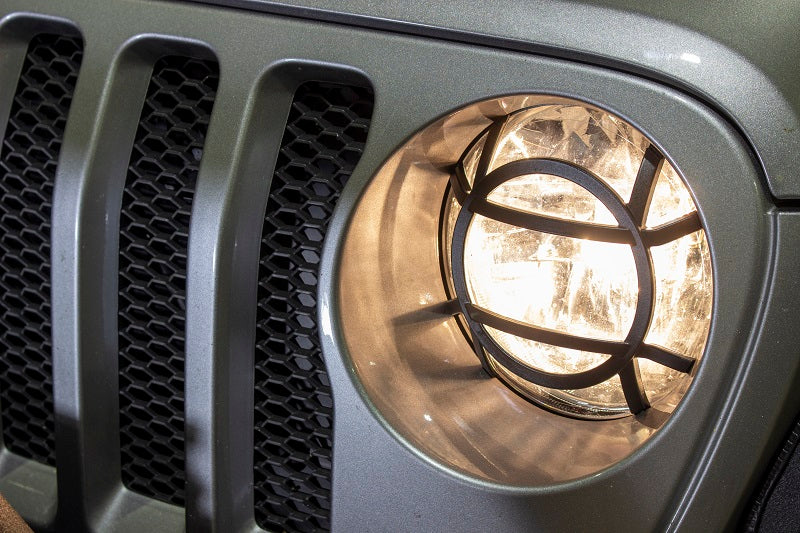 Fishbone Offroad Headlight Guard Jeep JL Headlight Guards For 18-Pres Wrangler JL Aluminum Fishbone Offroad - FB21120