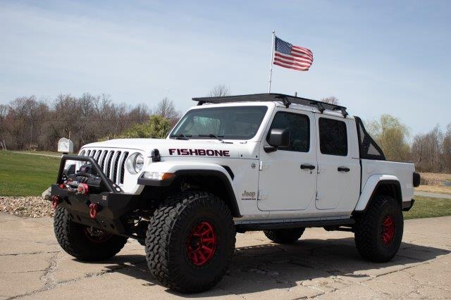 Fishbone Offroad Truck Bed Rack Gladiator Chase Rack for 20-Pres Jeep Gladiator Fishbone - FB21261