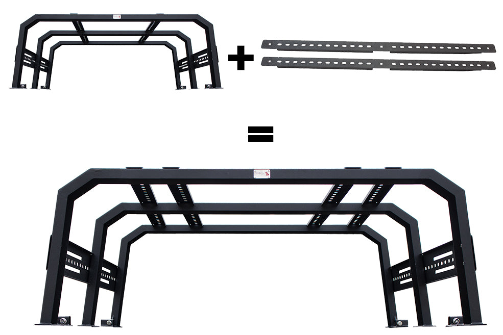 Fishbone Offroad Truck Bed Rack Top Rails for 61 Inch Tackle Racks Fishbone - FB21269