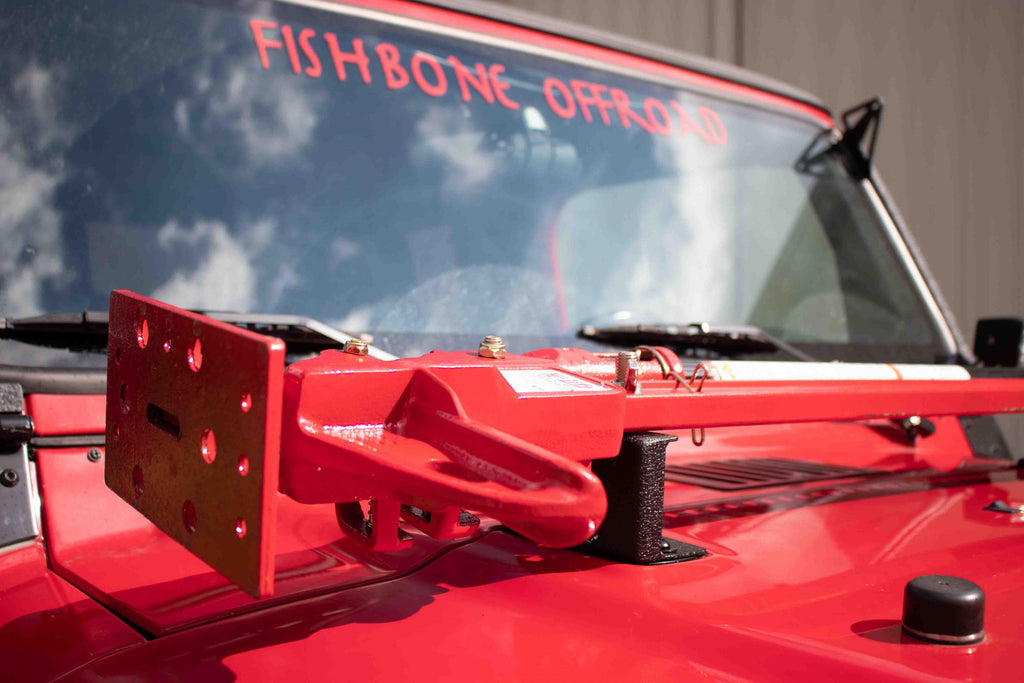 Fishbone Offroad Jack Mount 1997-2006 Jeep Wrangler TJ Hi- Lift Jack Mount Fishbone Offroad - FB21313