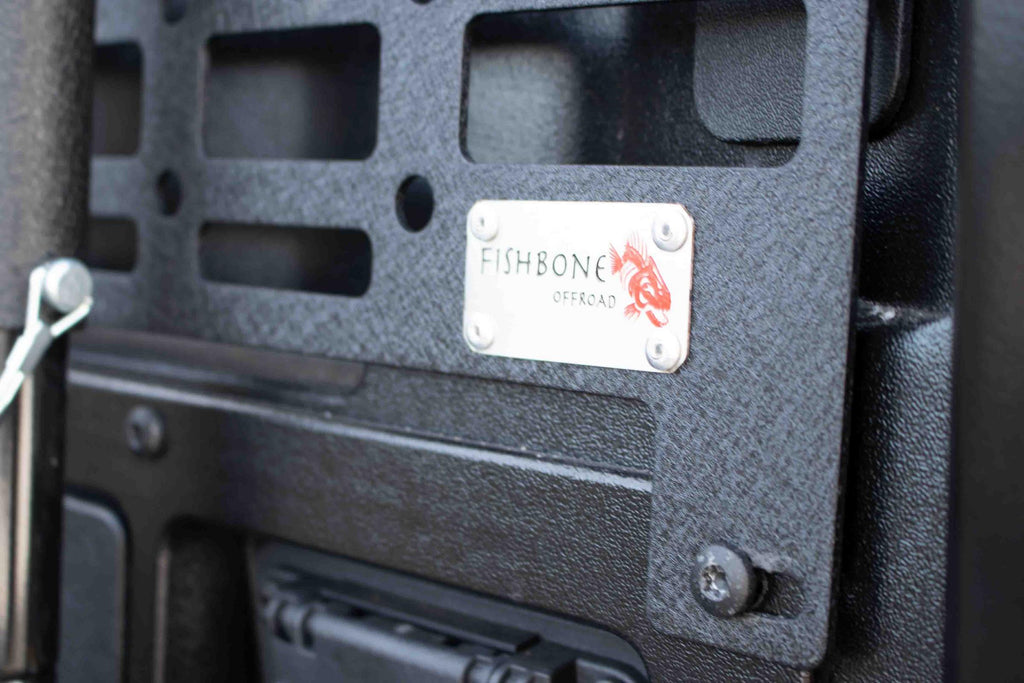Fishbone Offroad Molle Panel 2016-Present Toyota Tacoma Passenger Side -Bed Molle Panel-Short Bed Fishbone Offroad - FB21328