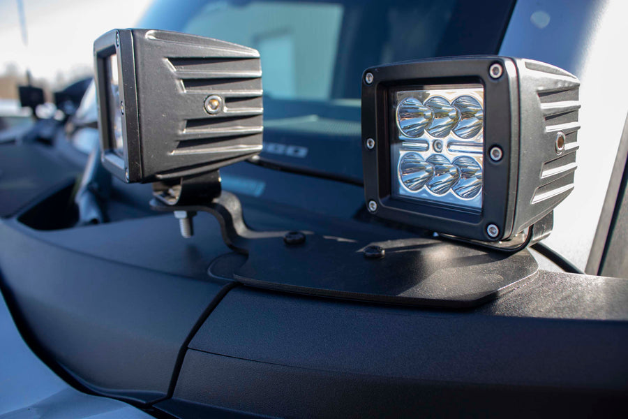 Fishbone Offroad Mounting Brackets(Lighting) 2022-Present Bronco Cowl Light Brackets Fishbone Offroad - FB21350