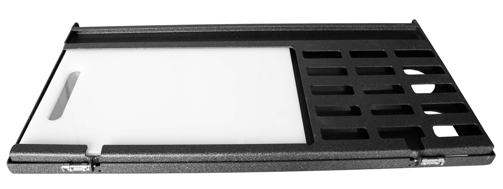 Fishbone Offroad Tailgate Table 6th Gen Ford Bronco, 18-Present Jeep Wrangler JL and 07-18 Jeep Wrangler JK Tailgate Table Fishbone Offroad - FB21358