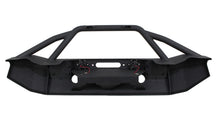 Load image into Gallery viewer, Fishbone Offroad Front Winch Bumpers Jeep JK Front Winch Bumper W/LEDs Full Width 07-18 Wranger JK Black Texured Powercoated Fishbone Offroad - FB22003