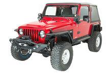 Load image into Gallery viewer, Fishbone Offroad Front Bumpers Jeep TJ/YJ Front Bumper W/LED's 87-06 Wrangler TJ/YJ Steel Black Textured Powercoat Fishbone Offroad - FB22016