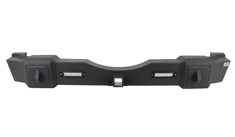 Fishbone Offroad Rear Bumpers Jeep JK Rear Bumper W/LED's 07-18 Wrangler JK Rubicon and Unlimited Steel Black Textured Powdercoat Fishbone Offroad - FB22032