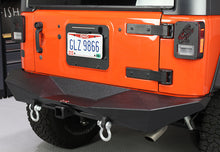 Load image into Gallery viewer, Fishbone Offroad Rear Bumpers Jeep JK Rear Bumper 07-18 Wrangler JK Rubicon and Unlimited Steel Black Textured Powdercoat Manowar Series Fishbone Offroad - FB22046
