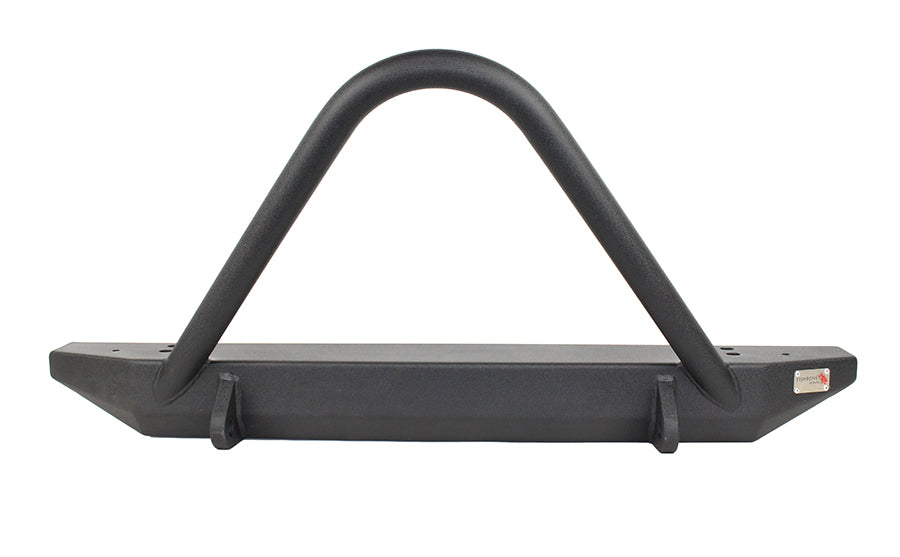 Fishbone Offroad Front Bumpers Jeep TJ Front Bumper W/Stinger 97-06 Wrangler TJ Rubicon and Unlimited Steel Black Textured Powdercoat Piranha Series Fishbone Offroad - FB22047