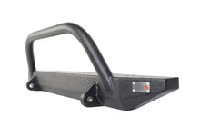 Load image into Gallery viewer, Fishbone Offroad Front Bumpers Jeep TJ Front Bumper W/Winch Guard 97-06 Wrangler TJ Rubicon and Unlimited Steel Black Textured Powdercoat Piranha Series Fishbone Offroad - FB22048