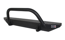 Load image into Gallery viewer, Fishbone Offroad Front Bumpers Jeep TJ Front Bumper W/Winch Guard 97-06 Wrangler TJ Rubicon and Unlimited Steel Black Textured Powdercoat Piranha Series Fishbone Offroad - FB22048