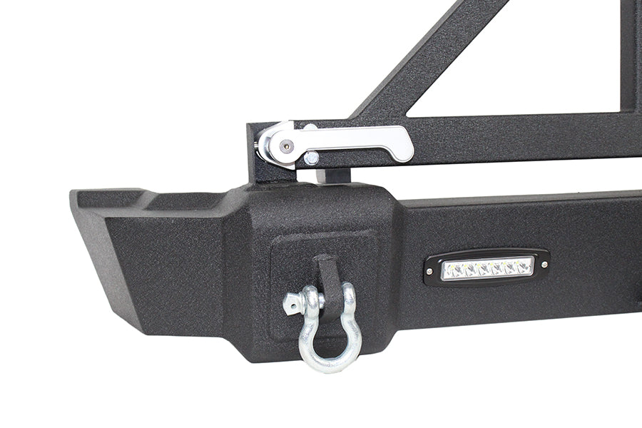 Fishbone Offroad Rear Bumpers Jeep JK Rear Bumper With Tire Carrier 07-18 Wrangler JK Fishbone Offroad - FB22050