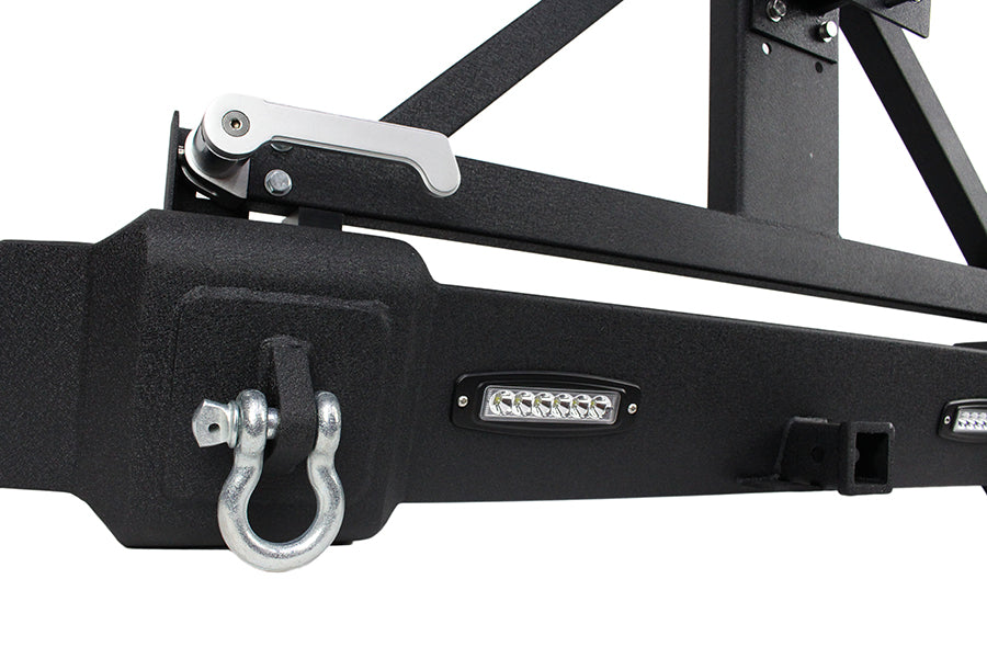 Fishbone Offroad Rear Bumpers Jeep JK Rear Bumper With Tire Carrier 07-18 Wrangler JK Fishbone Offroad - FB22050