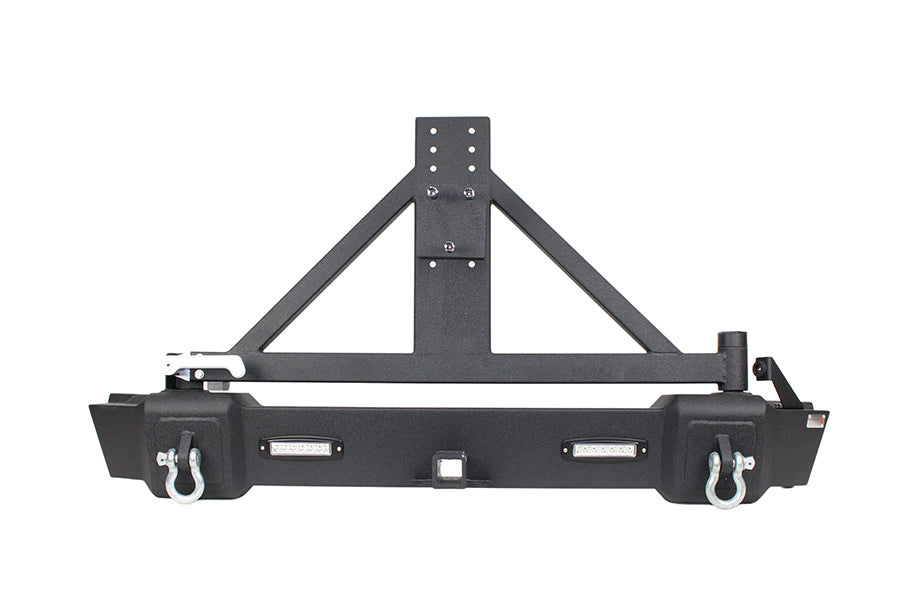 Fishbone Offroad Rear Bumpers Jeep JK Rear Bumper With Tire Carrier 07-18 Wrangler JK Fishbone Offroad - FB22050
