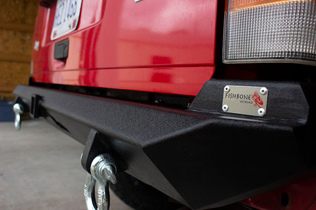 Fishbone Offroad Rear Bumpers Cherokee Bullhead Rear Bumper 84-01 XJ Jeep Cherokee Fishbone Offroad - FB22079
