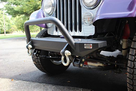 Fishbone Offroad Front Bumpers Jeep YJ Piranha Front Bumper with Tube Guard 87-95 YJ Wrangler Fishbone Offroad - FB22080