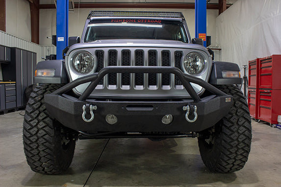 Fishbone Offroad Front Bumpers Jeep JL Mid-Width Winch Front Bumper 2018-Present Wrangler JL Fishbone Offroad - FB22088