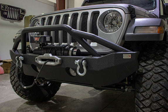 Fishbone Offroad Front Bumpers Jeep JL Mid-Width Winch Front Bumper 2018-Present Wrangler JL Fishbone Offroad - FB22088