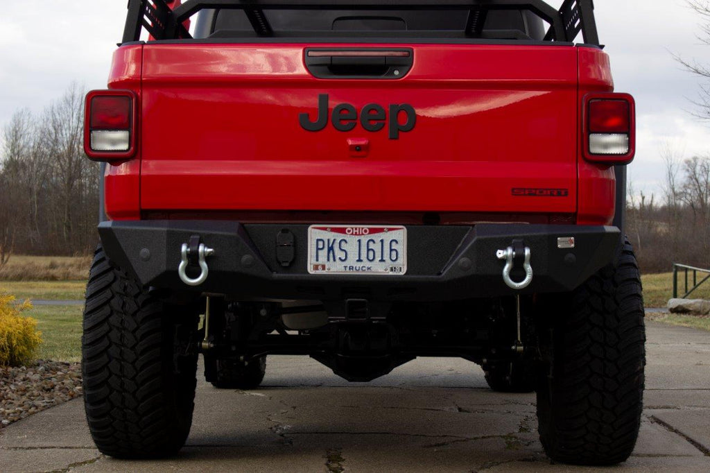 Fishbone Offroad Rear Bumpers Gladiator Mako Rear Bumper For 20-Pres Jeep Gladiator Fishbone Offroad - FB22149
