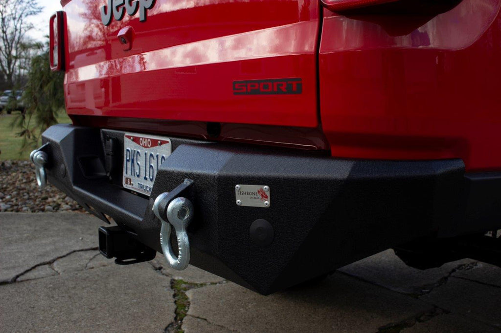 Fishbone Offroad Rear Bumpers Gladiator Mako Rear Bumper For 20-Pres Jeep Gladiator Fishbone Offroad - FB22149