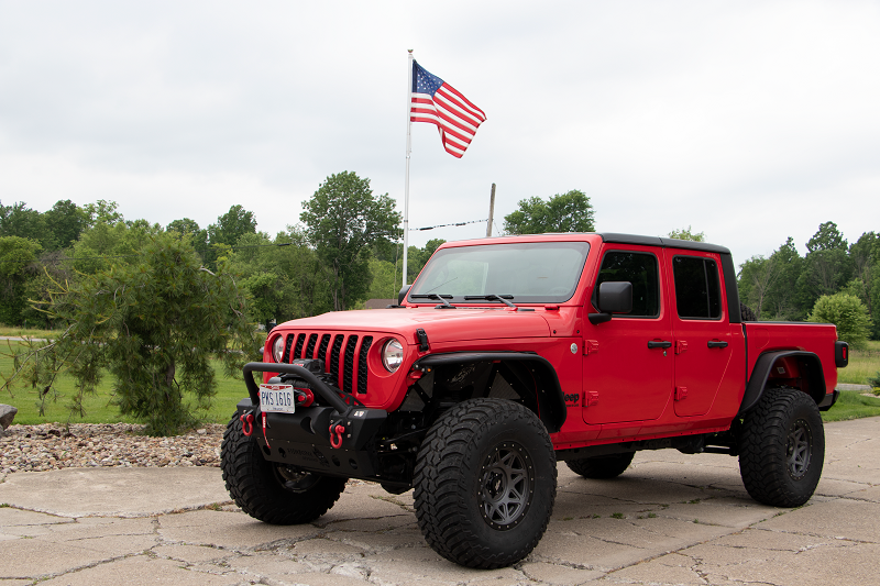Fishbone Offroad Front Winch Bumpers Jeep JL/Gladiator Front Winch Bumper for 18-Pres Wrangler JL/Gladiator Black Powdercoat Fishbone Offroad - FB22178