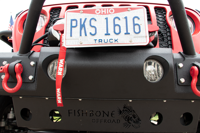Fishbone Offroad Front Winch Bumpers Jeep JL/Gladiator Front Winch Bumper for 18-Pres Wrangler JL/Gladiator Black Powdercoat Fishbone Offroad - FB22178
