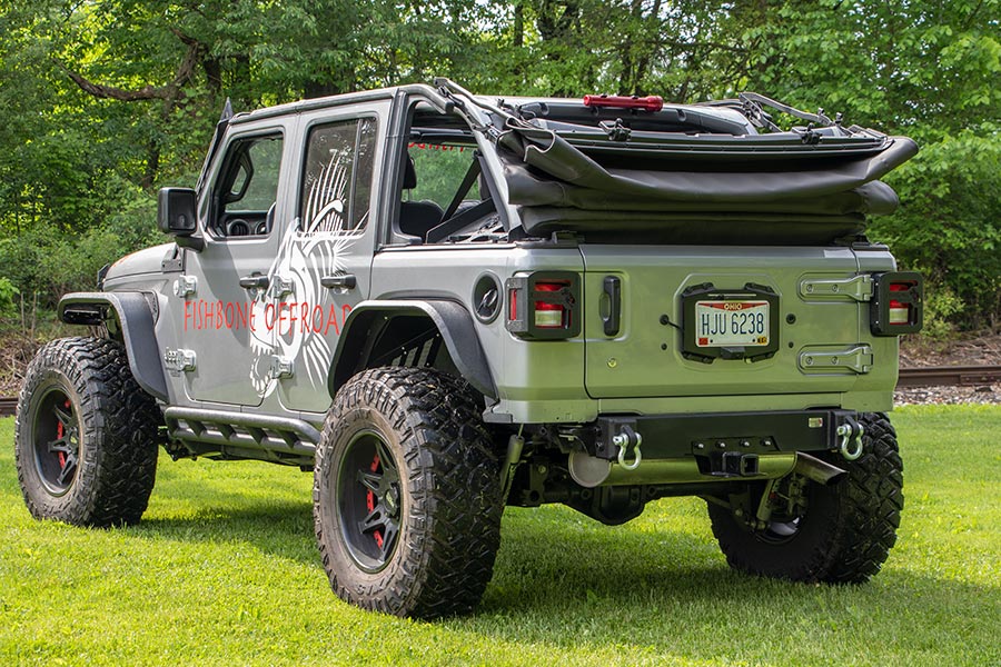 Fishbone Offroad Rear Bumpers Jeep JL Rear Bumper Delete For 18-Pres Wrangler JL Fishbone Offroad - FB22179