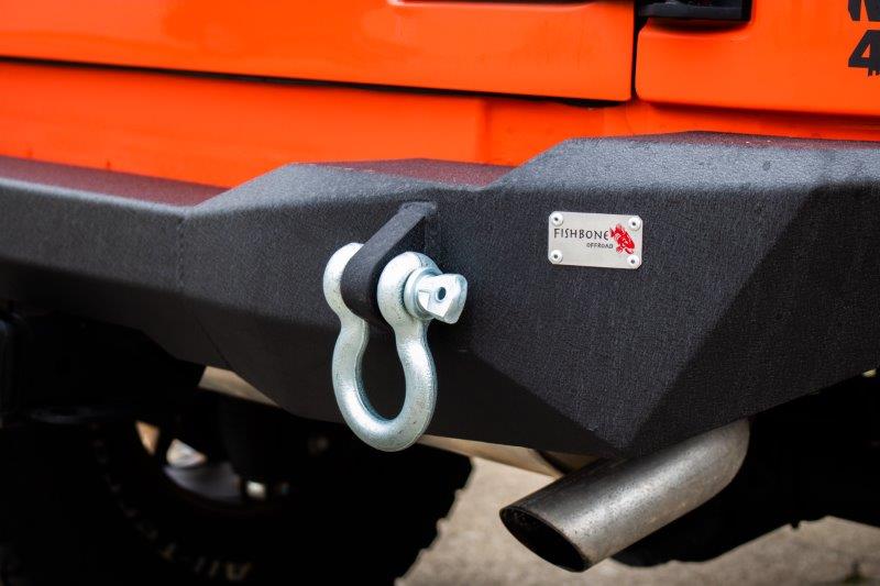 Fishbone Offroad Rear Bumpers Jeep JK Rear Bumper Mako 07-18 Wrangler JK Fishbone Offroad - FB22278