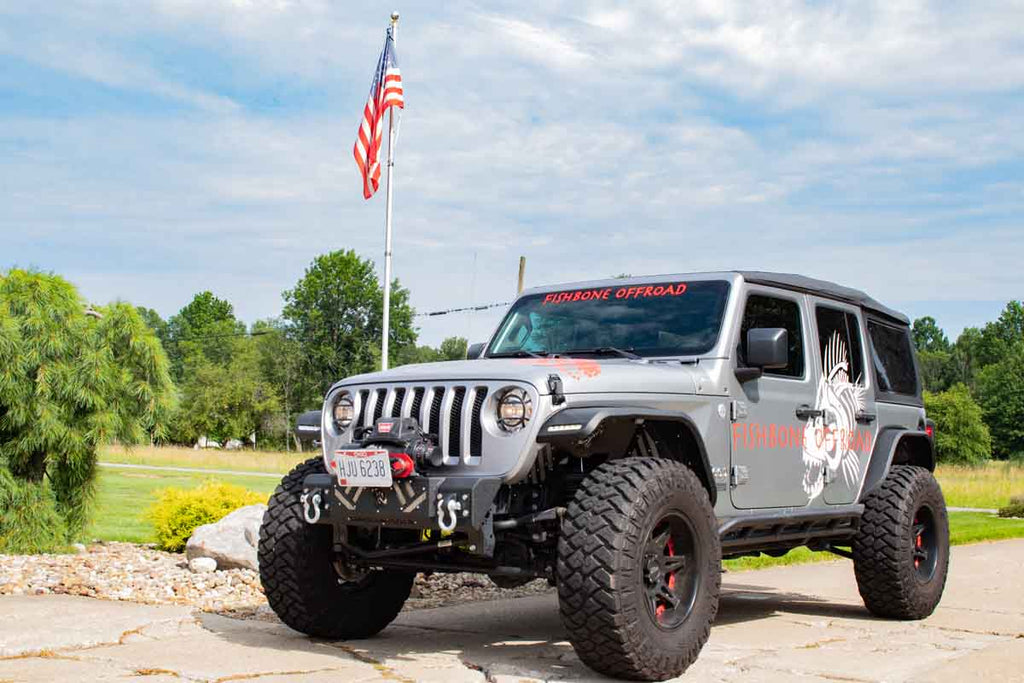 Fishbone Offroad Front Bumpers Barracuda Modular Front Bumper - Base 07-18 Jeep Wrangler, 18-Present Jeep Wrangler, 18-Present Jeep Gladiator JT Fishbone Offroad - FB22341