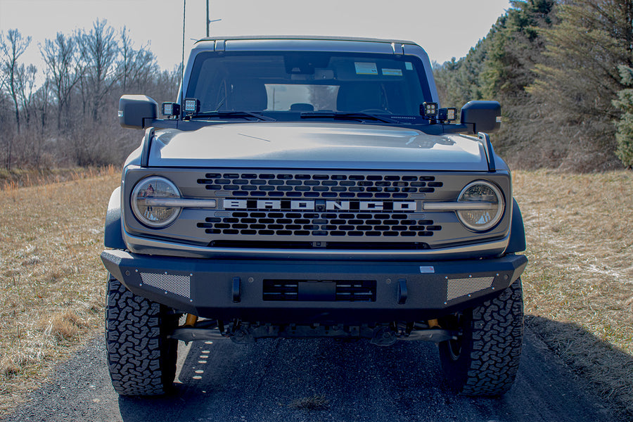Fishbone Offroad Front Bumpers 2022-Present Bronco Steelhead Front Bumper Fishbone Offroad - FB22359