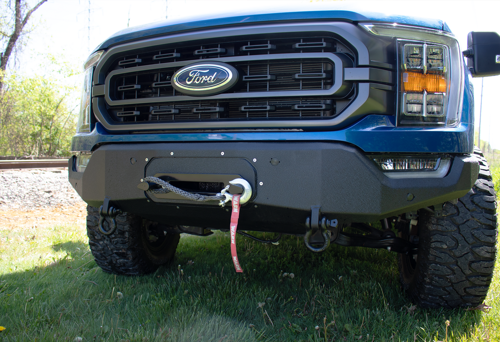 Fishbone Offroad Winch Cover Plate 2021-Present F-150 Pelican Winch Plate Fishbone Offroad - FB22393