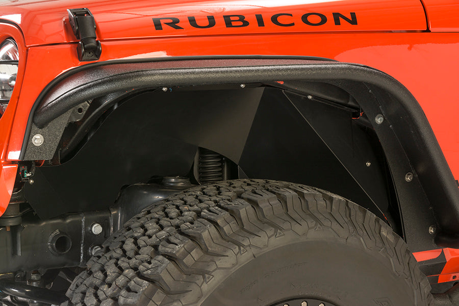 Fishbone Offroad Fenders Jeep JK Tube Fenders 07-18 Wrangler JK Front/Rear Set Of 4 Steel Black Textured Powdercoat Fishbone Offroad - FB23006