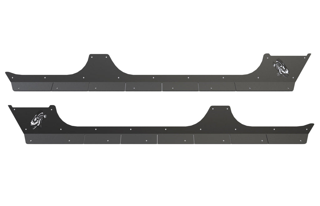 Fishbone Offroad Rocker Guards Jeep JK Rocker Guards Scale Armor 07-18 Wrangler JK 4 Door Fishbone Offroad - FB23053