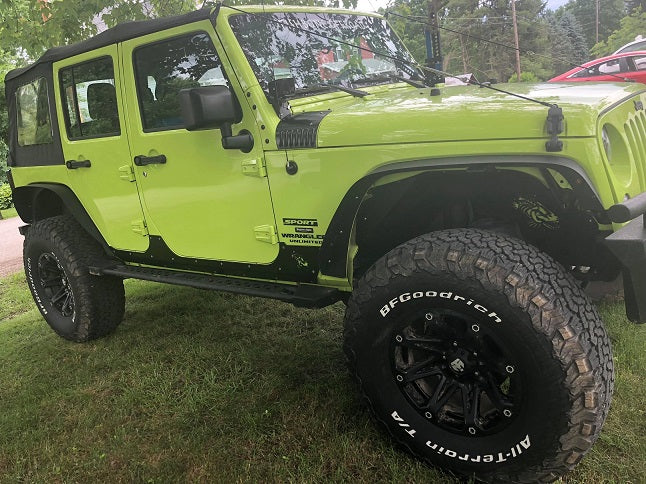 Fishbone Offroad Rocker Guards Jeep JK Rocker Guards Scale Armor 07-18 Wrangler JK 2 Door Fishbone Offroad - FB23054
